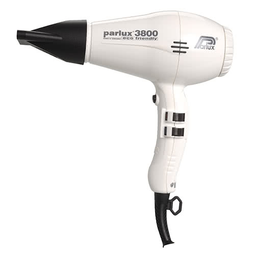 Parlux 3800 Ceramic And Ionic Hairdryer - White