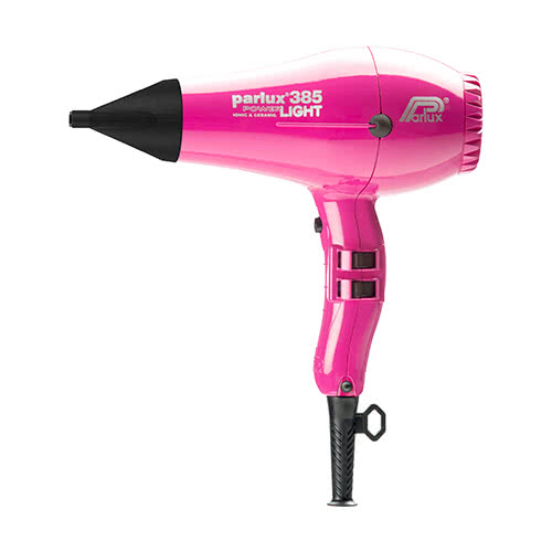 Parlux Power Light 385 Ionic & Ceramic Hairdryer - Fuchsia