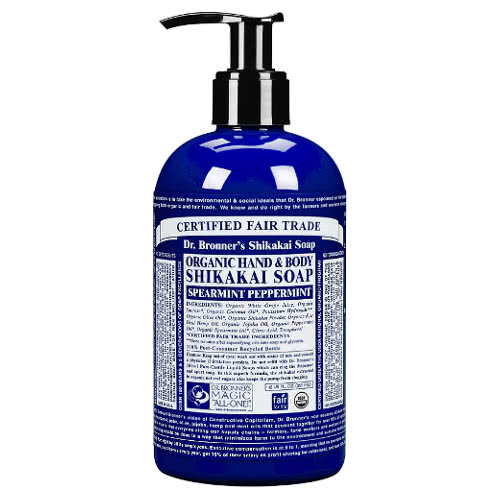 Dr. Bronner's 4-in-1 Sugar Sugar and Peppermint Organic Pump Soap