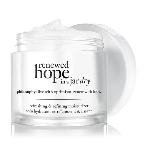 Philosophy renewed hope in a jar - dry