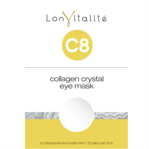 Lonvitalite C8 Collagen Crystal Eye Sheet Masks - 6 Pack