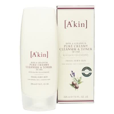 Akin Pure Creamy Cleanser & Toner In One