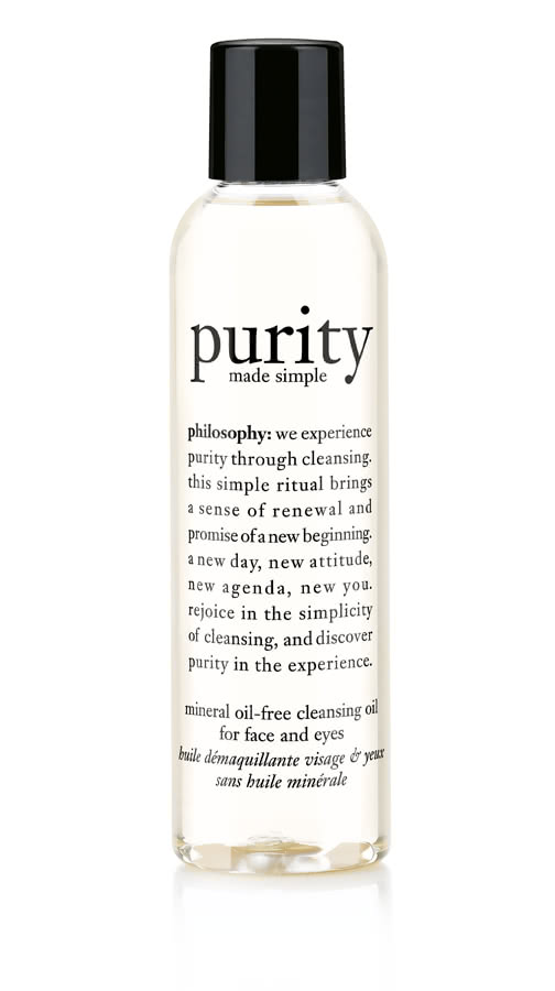 philosophy purity made simple cleansing oil for face and eyes
