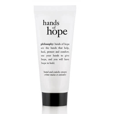 philosophy hands of hope hand and cuticle cream