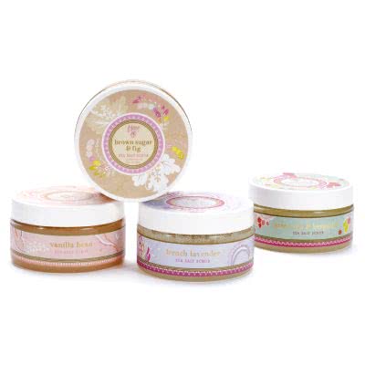 Bloom Sea Salt Scrub - Brown Sugar and Fig
