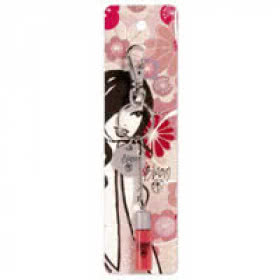 Bloom Micro Mini Lip Gloss Key Chain - Tangerine