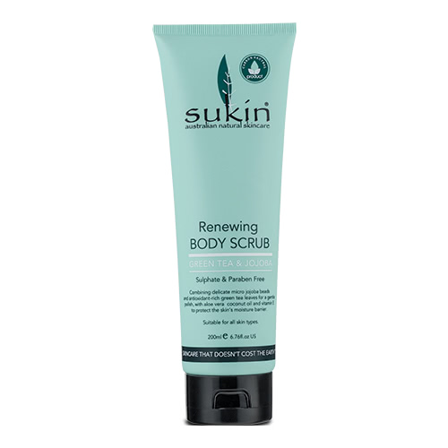 Sukin Renewing Body Scrub With Green Tea & Jojoba 200ml