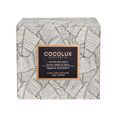 Cocolux Candle Exotic Amber & Spice 350g LARGE