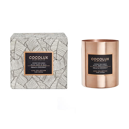 Cocolux Candle Exotic Amber & Spice 350g LARGE
