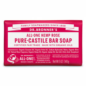 Dr. Bronner's Castile Bar Soap - Rose