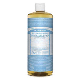 Dr. Bronner's Castile Liquid Soap - Baby Unscented 945mL
