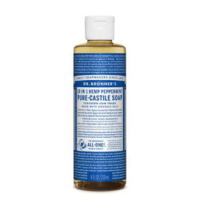 Dr. Bronner's Castile Liquid Soap - Peppermint 237mL