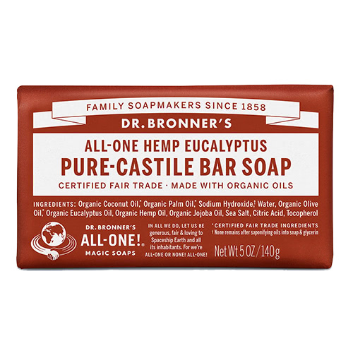 Dr. Bronner's Castile Bar Soap - Eucalyptus