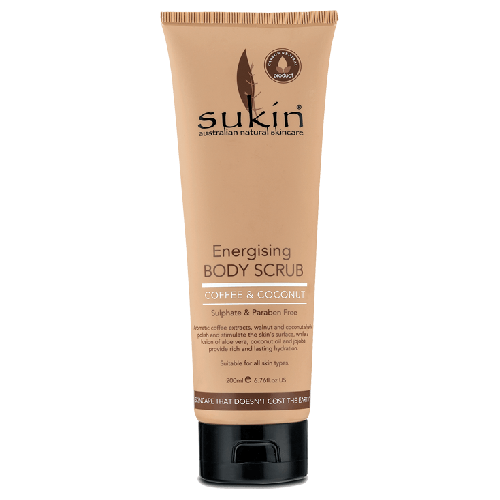 Sukin Energising Body Scrub With Coffee & Coconut 