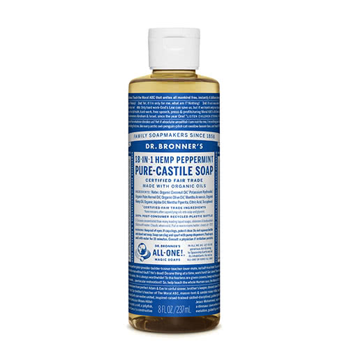 Dr. Bronner's Castile Liquid Soap - Peppermint 237mL