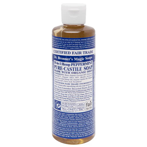 Dr. Bronner's Castile Liquid Soap - Peppermint 237mL