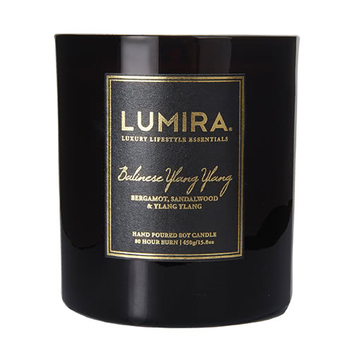 Lumira Glass Candle -  Balinese Ylang Ylang Large