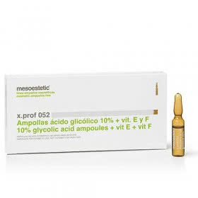 mesoestetic glycolic + E + F ampoules