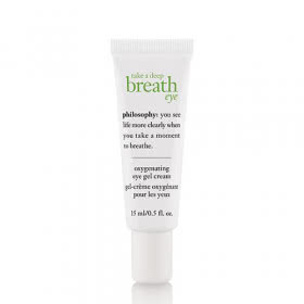 philosophy take a deep breath eye gel cream