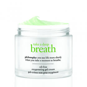 philosophy take a deep breath oxygenating gel cream