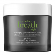 philosophy take a deep breath night detoxifying gel balm