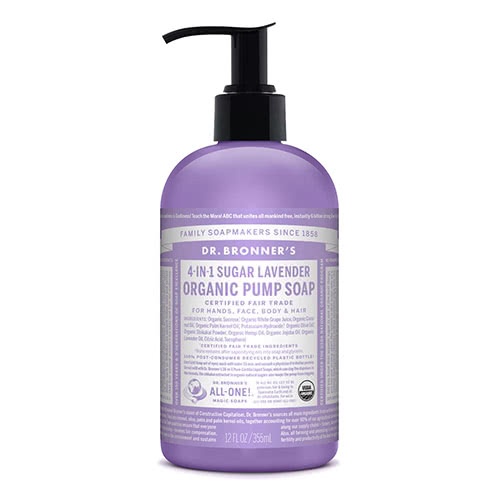 Dr. Bronner's 4-in-1 Sugar Sugar Lavender Organic Pump Soap