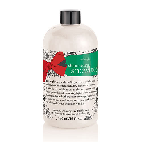 philosophy shimmering snowlace shower gel