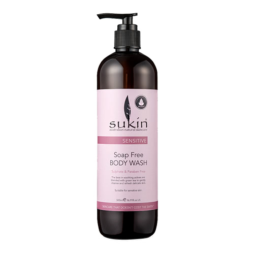 Sukin Sensitive Soap Free Body Wash 500ml