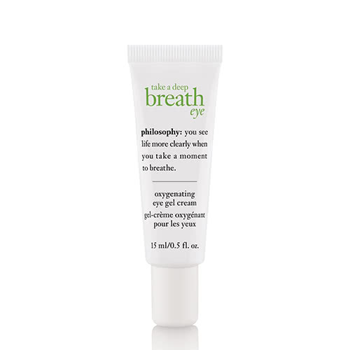 philosophy take a deep breath eye gel cream